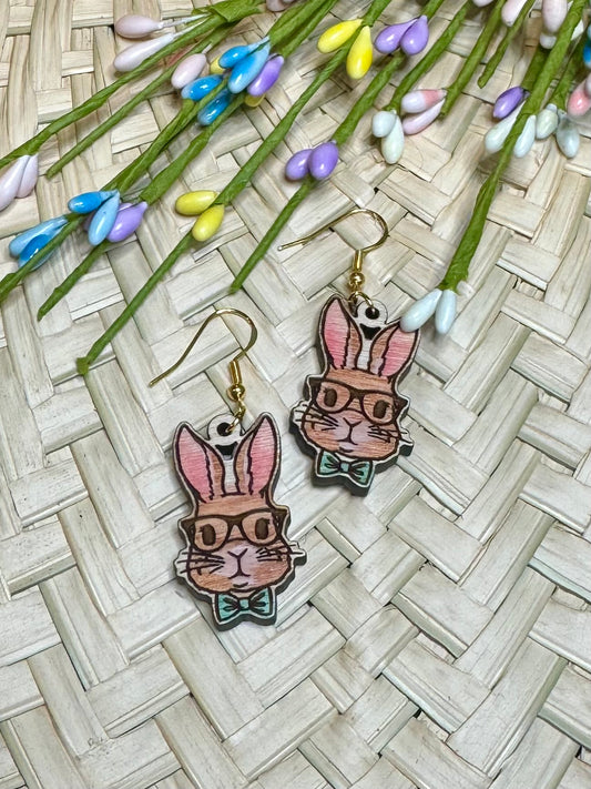 Bunny Bow-Tie Earrings