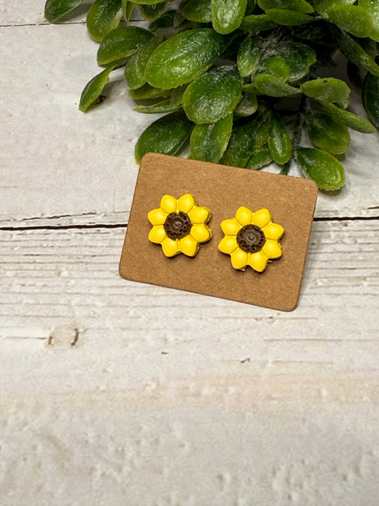Sunflower Studs