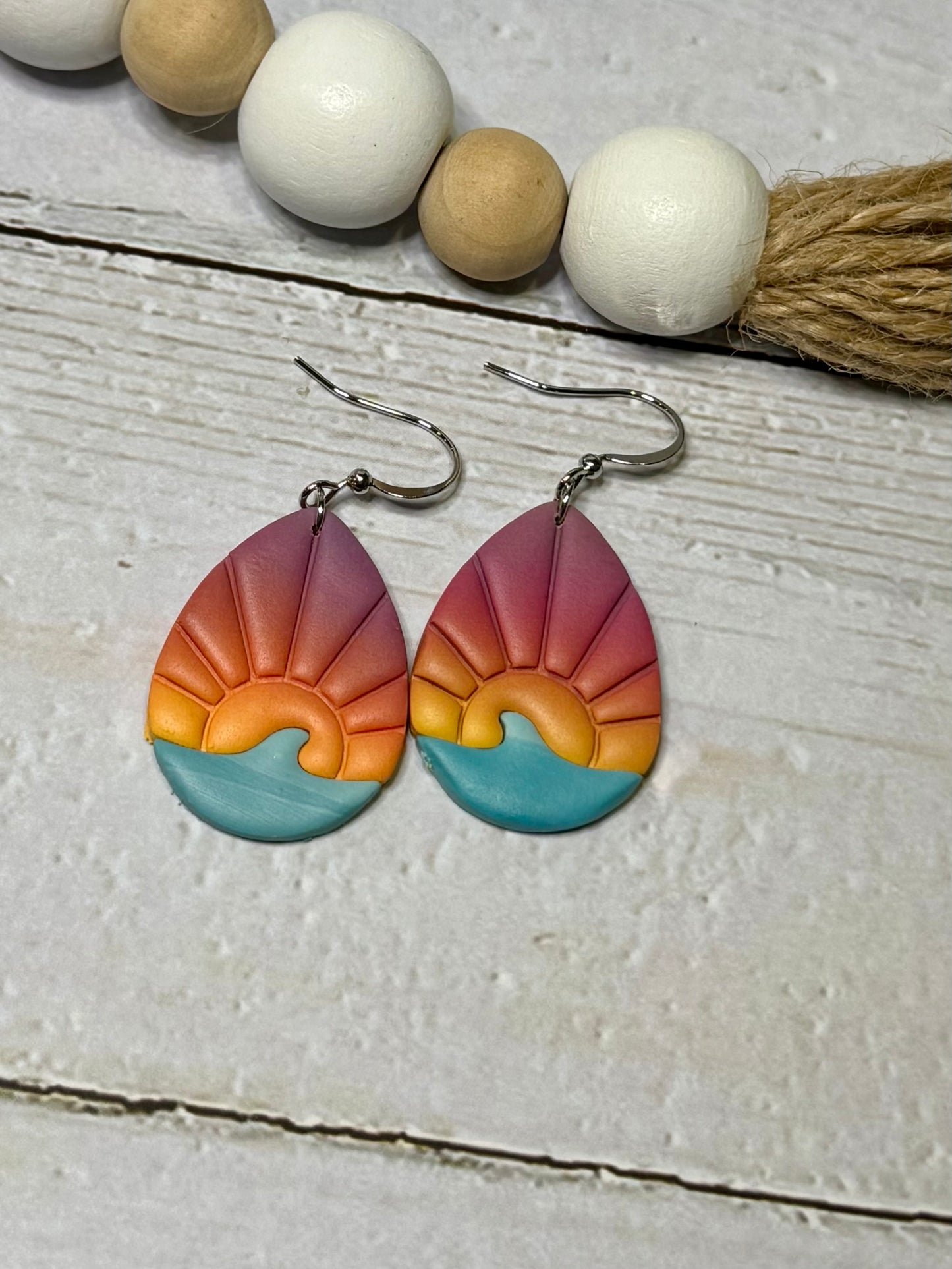 Wave Sunset Earrings