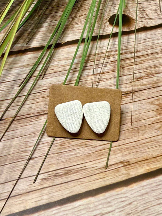 Textured White Stud