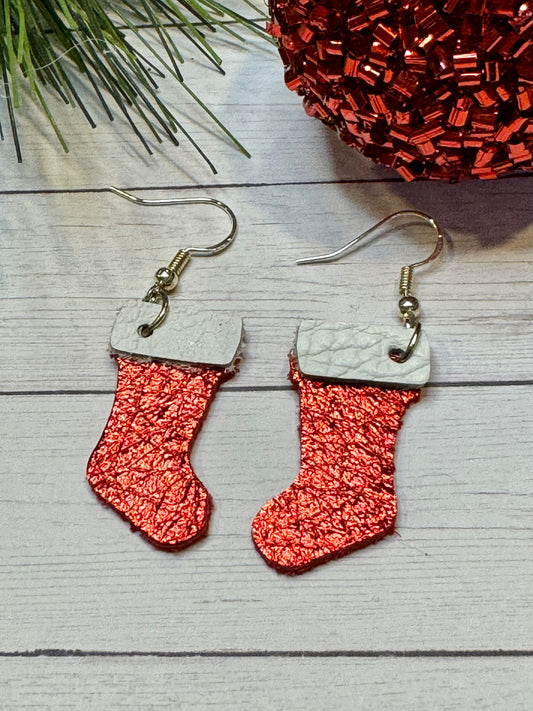 Red Metallic Stocking