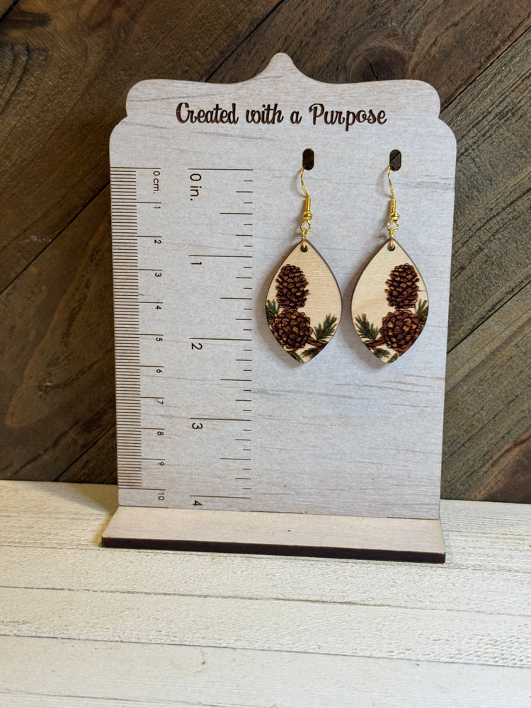 Pinecone Earrings