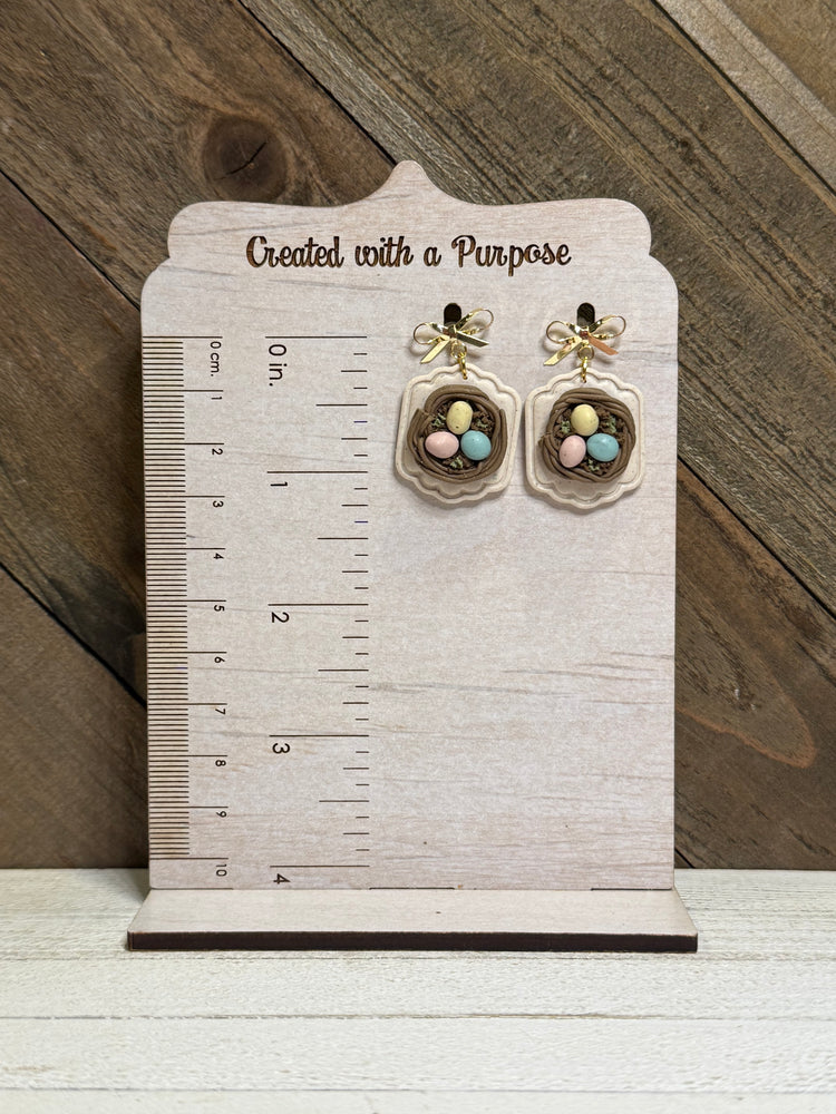 Bird Nest Earrings