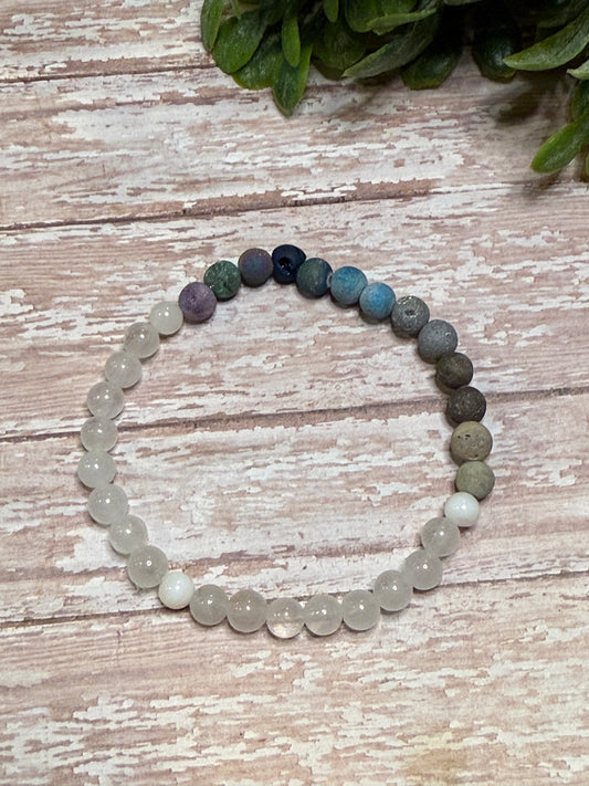 Quartz and White Bracelet