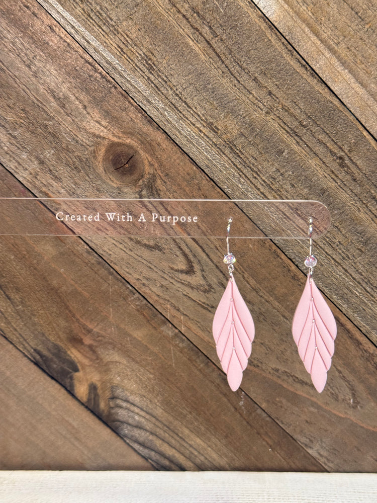 Pink Statement Earring