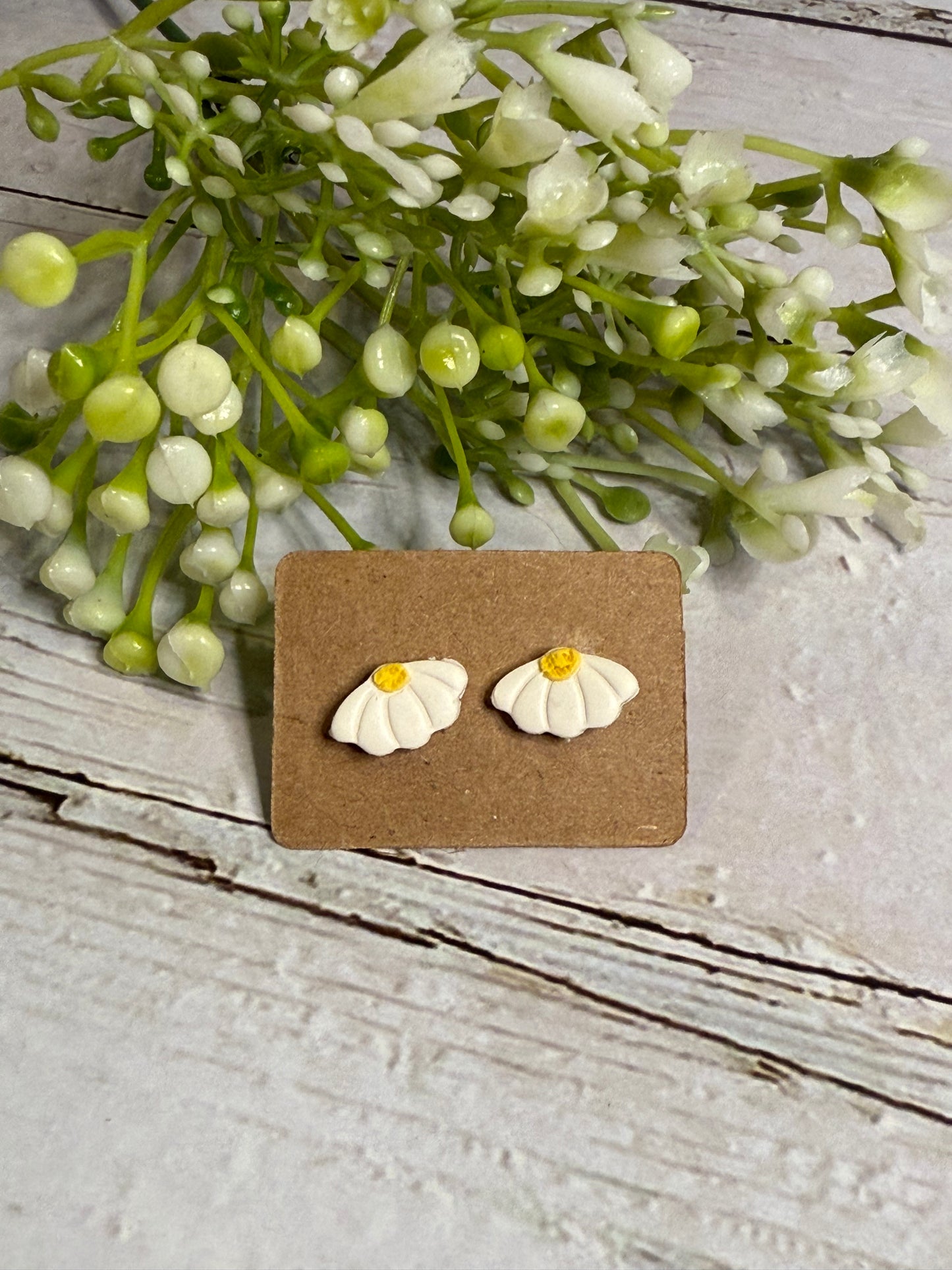 Half Daisy Studs