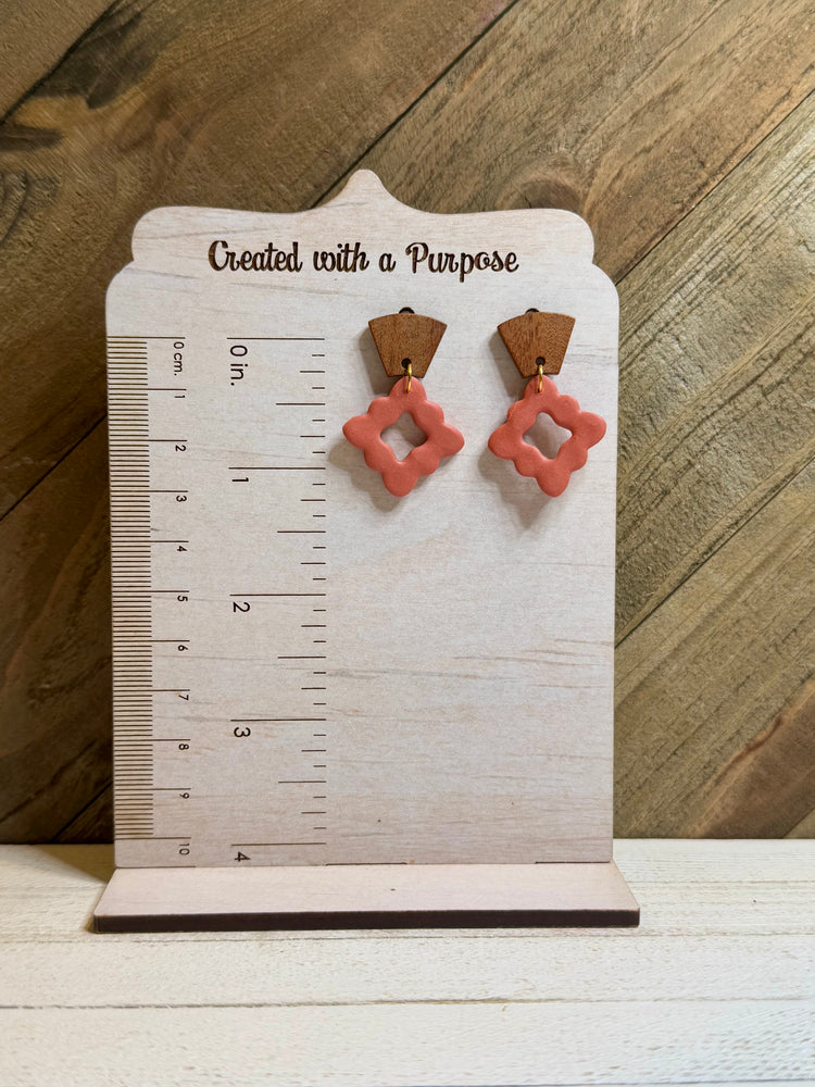 Terracotta Polymer Clay Earring