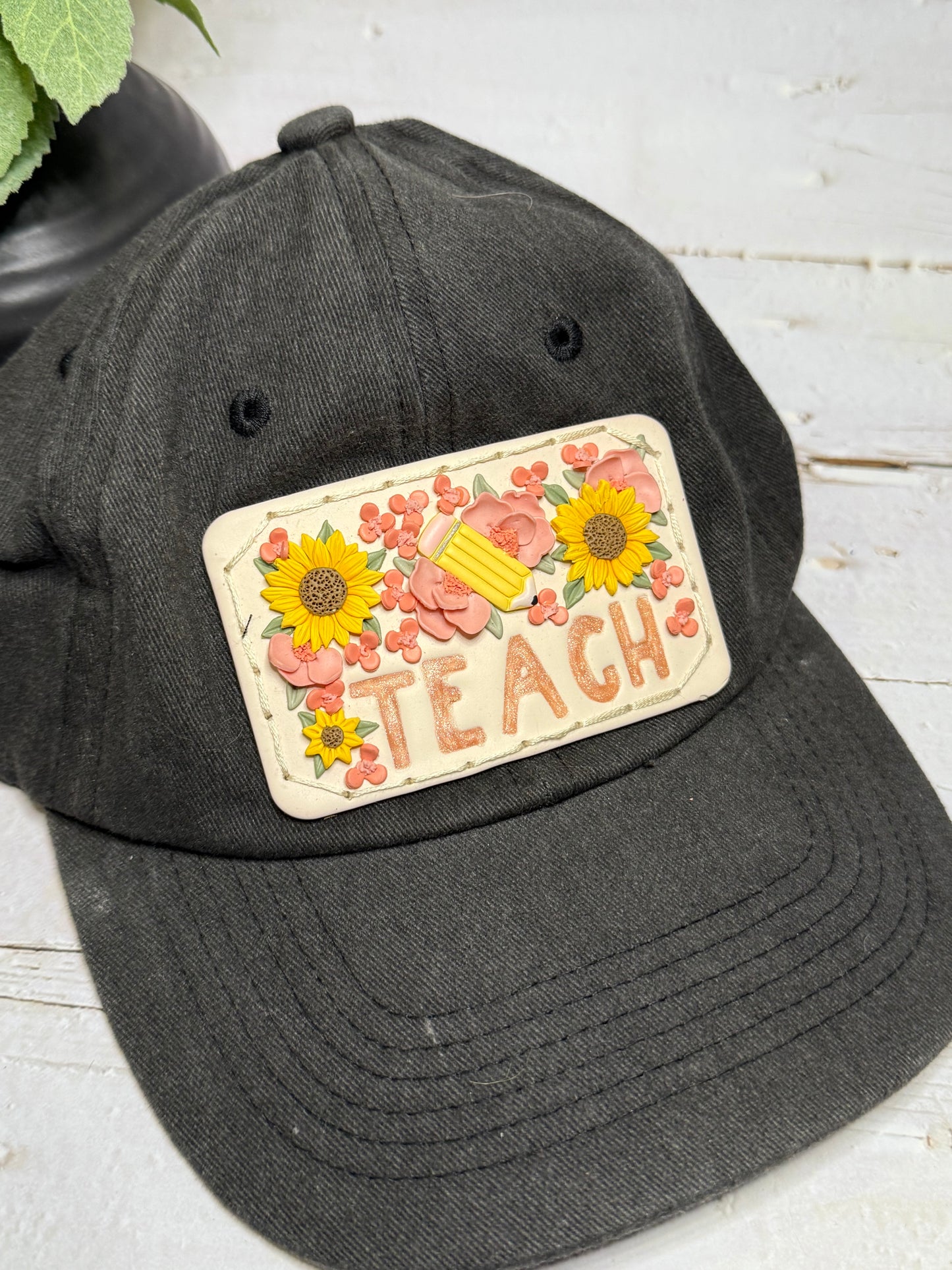 Charcoal Teacher Hat