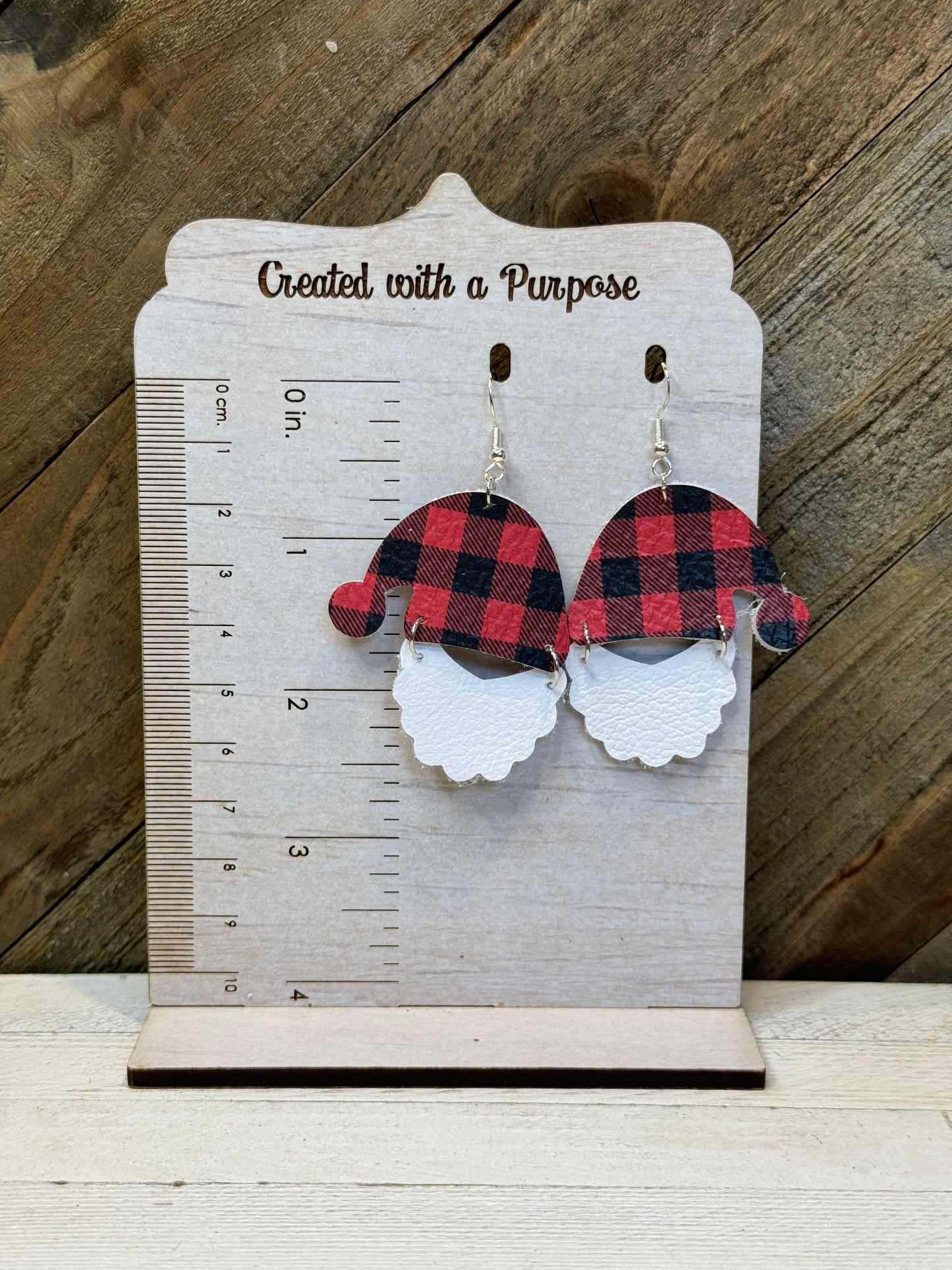 Red and Black Buffalo Santa