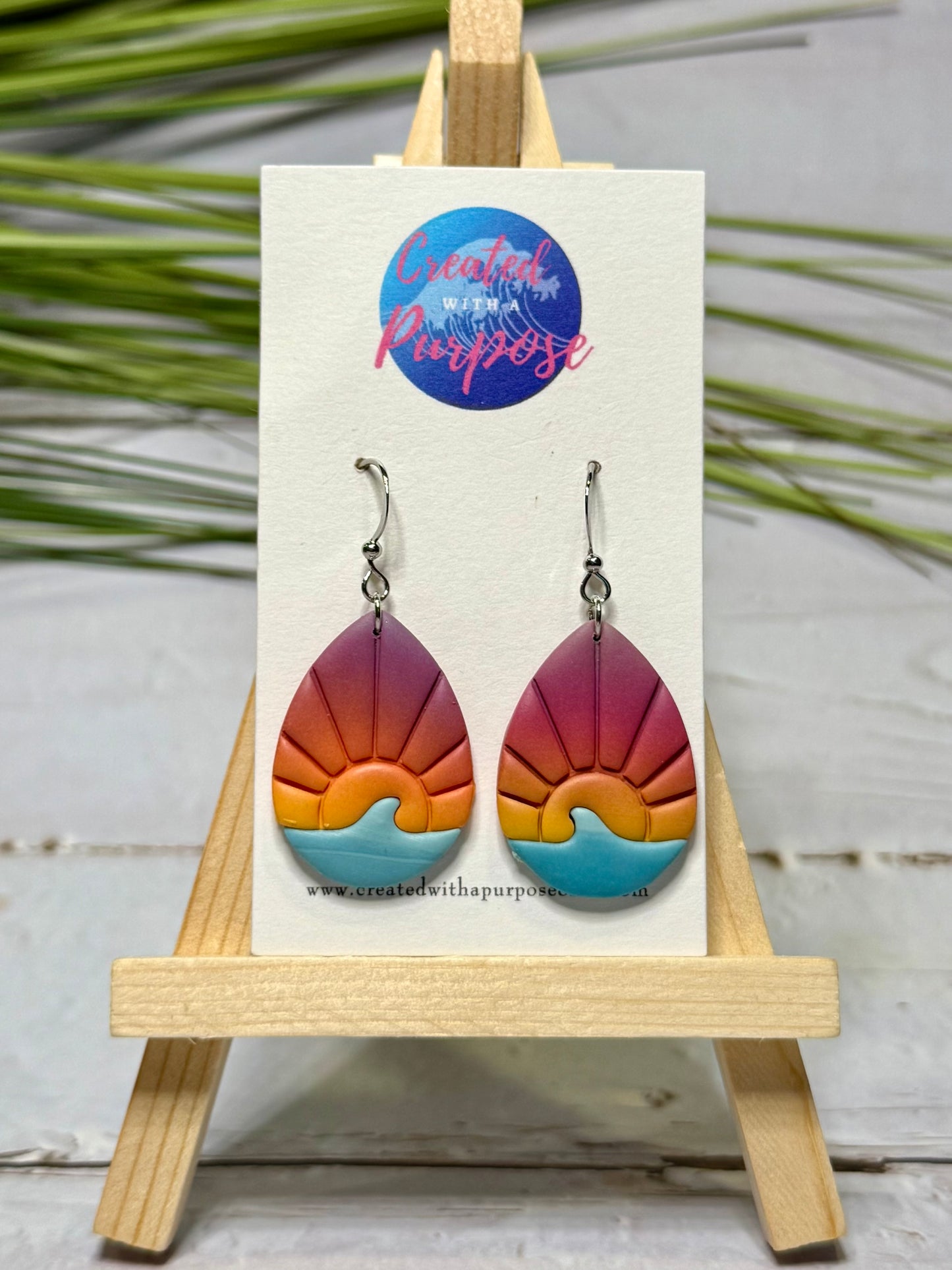 Wave Sunset Earrings