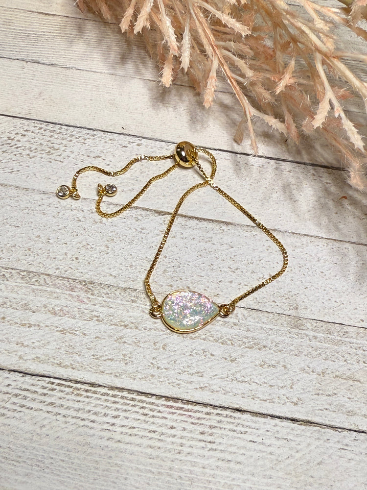 Teardrop Imitation Opal