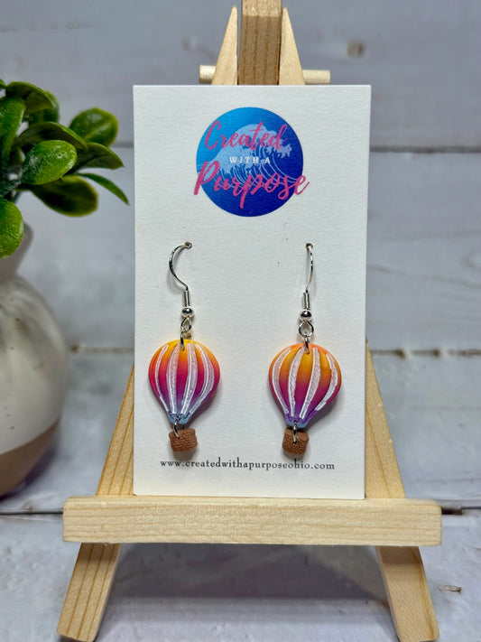 Hot Air Balloon Earrings