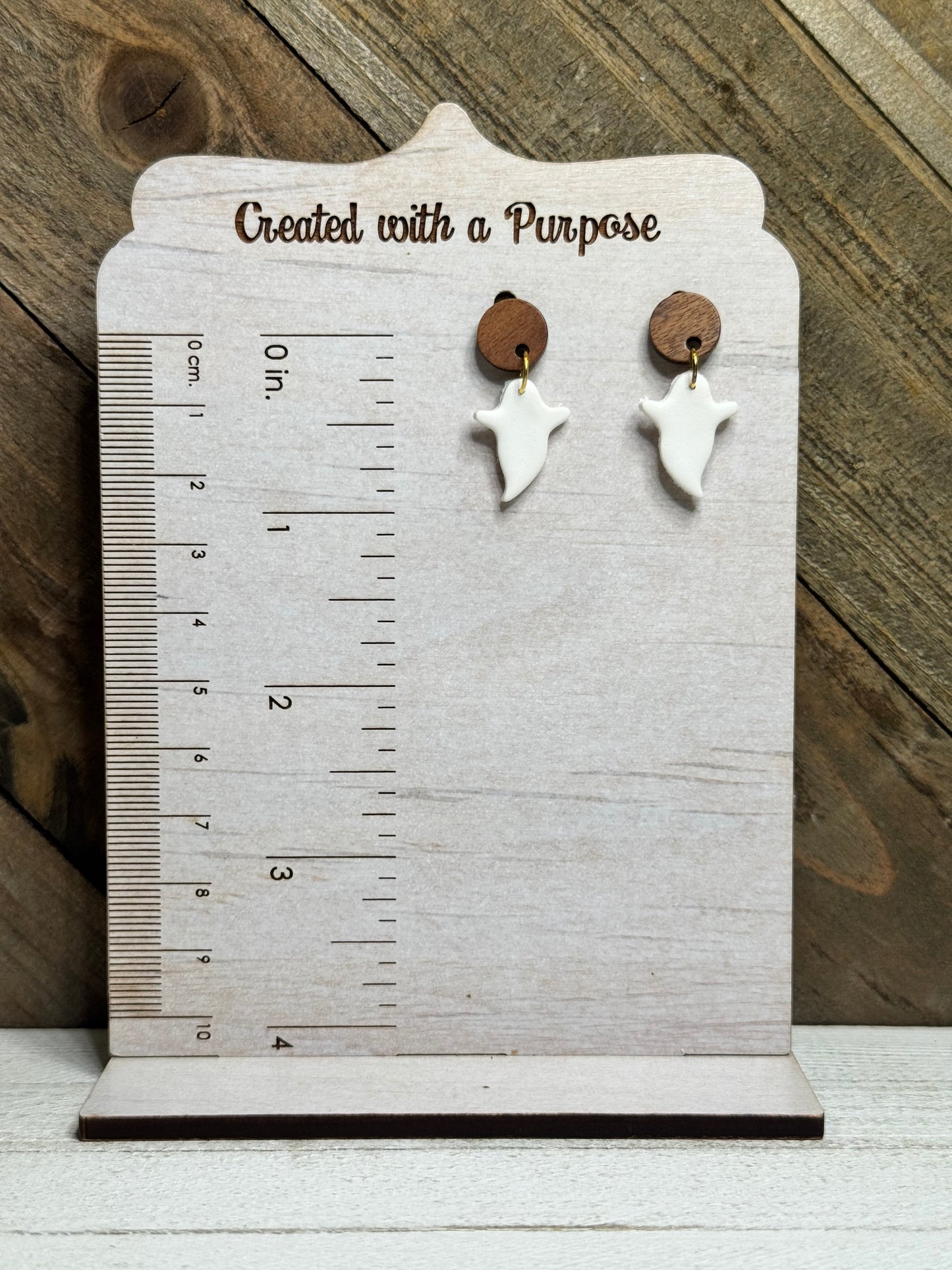 Mini Ghost Earrings