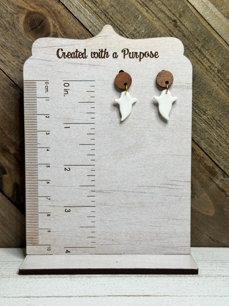 Mini Ghost Earrings