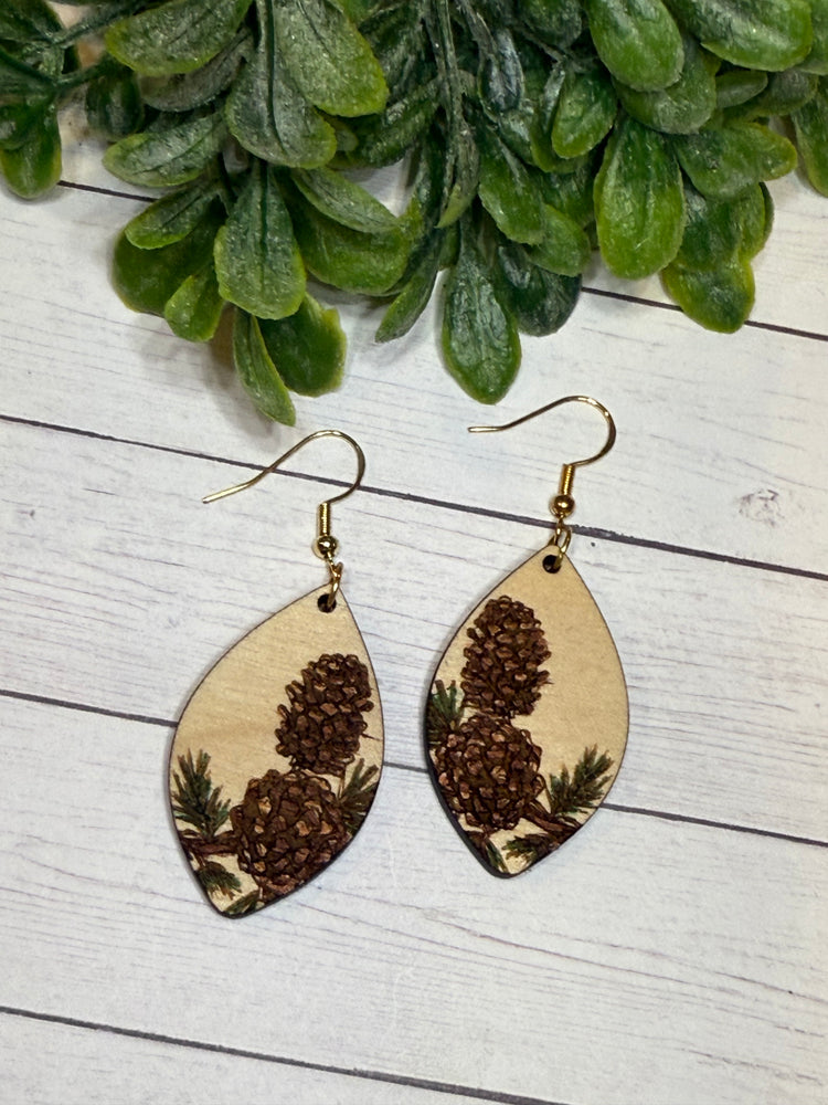 Pinecone Earrings