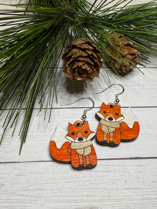 Winter Fox Earrings