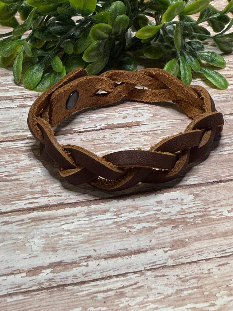 Braided Brown Bracelet