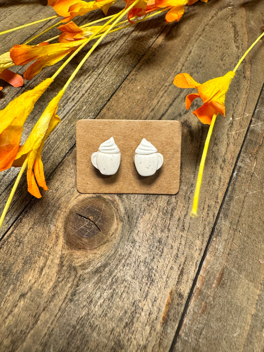 Latte Cup Studs