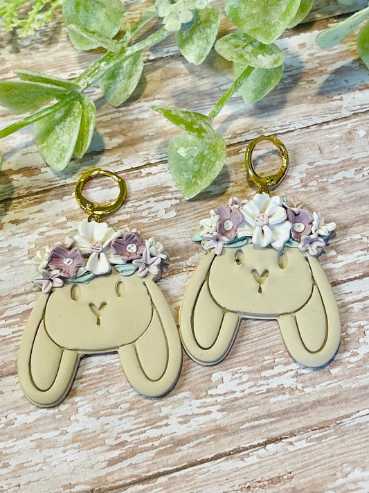 Neutral and Purple Bunny Gold
